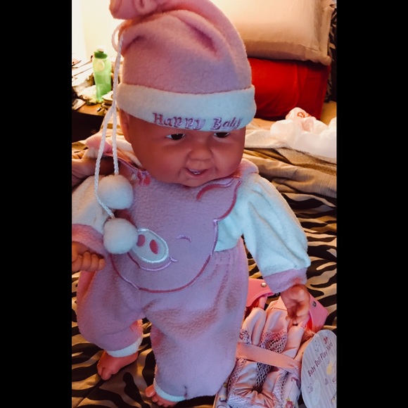 NO BRAND BABY GIRL DOLL W/2 IN ONE PLAYPEN/CRIB/BRAND NEW - Picture 6 of 9